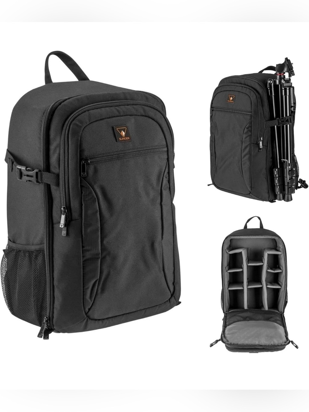 Slinger Alpine 200 Lightweight Compact Camera Backpack. Multiple Pockets. NWOT